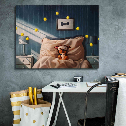 Image of 'Bentley’s Dream' by Lucia Heffernan, Canvas Wall Art,34x26