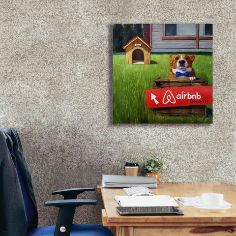 Image of 'K9 BNB' by Lucia Heffernan, Canvas Wall Art,26x26