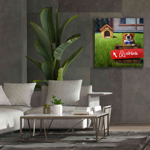 Image of 'K9 BNB' by Lucia Heffernan, Canvas Wall Art,37x37