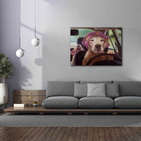 Image of 'Mommy Chauffeur' by Lucia Heffernan, Canvas Wall Art,54x40