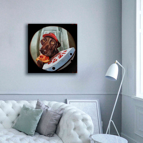 Image of 'Pupperoni' by Lucia Heffernan, Canvas Wall Art,37x37
