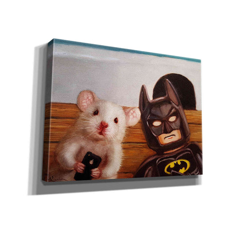 Image of 'Selfie with Batman' by Lucia Heffernan, Canvas Wall Art