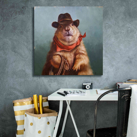 Image of 'Underground Cowboy' by Lucia Heffernan, Canvas Wall Art,26x26