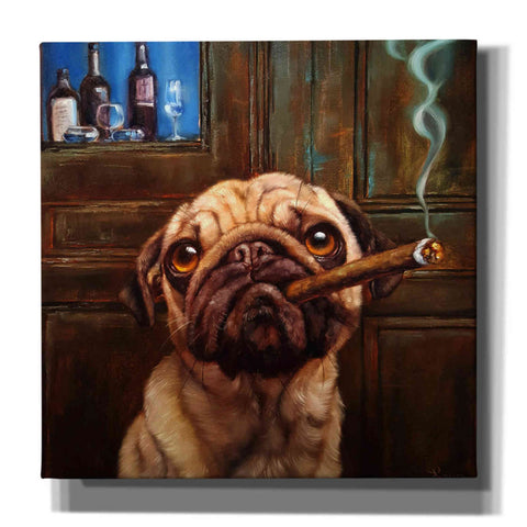 Image of 'Uptown Pug' by Lucia Heffernan, Canvas Wall Art