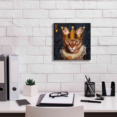 Image of 'King of Hearts' by Lucia Heffernan, Canvas Wall Art,12x12