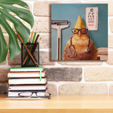 Image of 'Featherologist' by Lucia Heffernan, Canvas Wall Art,12x12