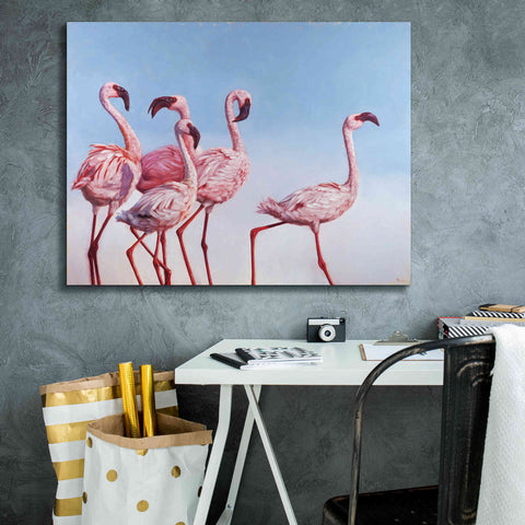 Image of 'Pink Ladies' by Lucia Heffernan, Canvas Wall Art,34x26
