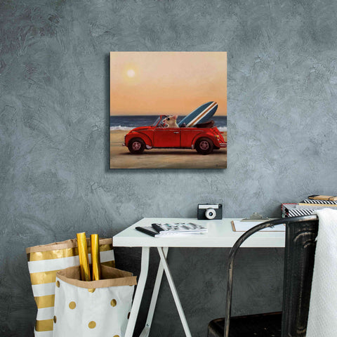 Image of 'Beach Bound' by Lucia Heffernan, Canvas Wall Art,18x18