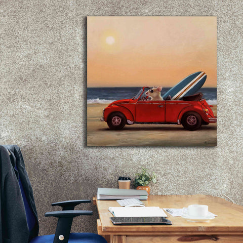 Image of 'Beach Bound' by Lucia Heffernan, Canvas Wall Art,37x37