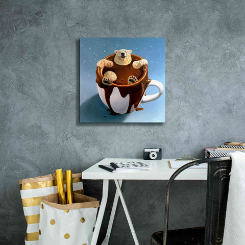 Image of 'Chocolate Spa' by Lucia Heffernan, Canvas Wall Art,18x18