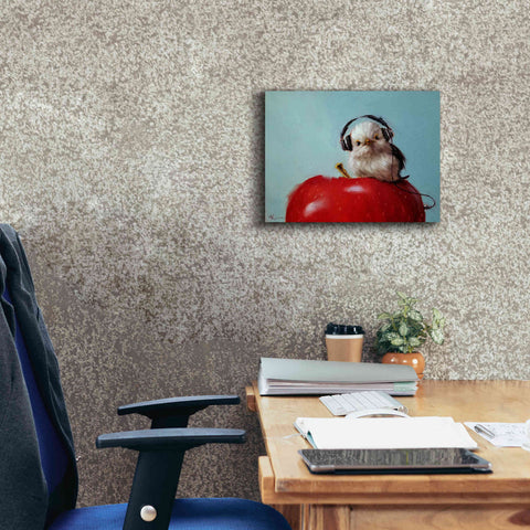 Image of 'Apple Music' by Lucia Heffernan, Canvas Wall Art,16x12