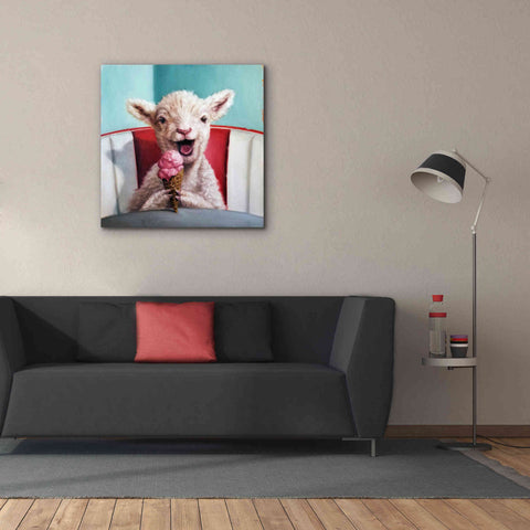 Image of 'Kiddie Cone' by Lucia Heffernan, Canvas Wall Art,37x37