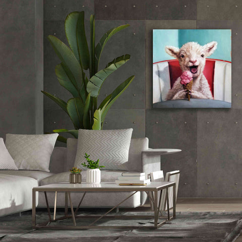 Image of 'Kiddie Cone' by Lucia Heffernan, Canvas Wall Art,37x37