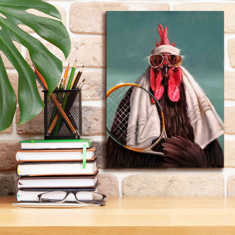 Image of 'The Tennis Pro' by Lucia Heffernan, Canvas Wall Art,12x16