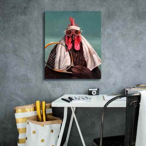 Image of 'The Tennis Pro' by Lucia Heffernan, Canvas Wall Art,20x24