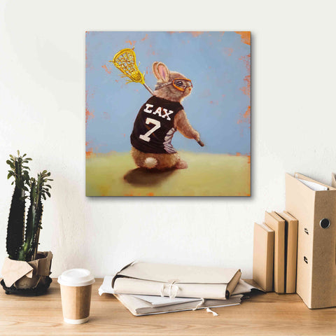 Image of 'Lax Bunny' by Lucia Heffernan, Canvas Wall Art,18x18