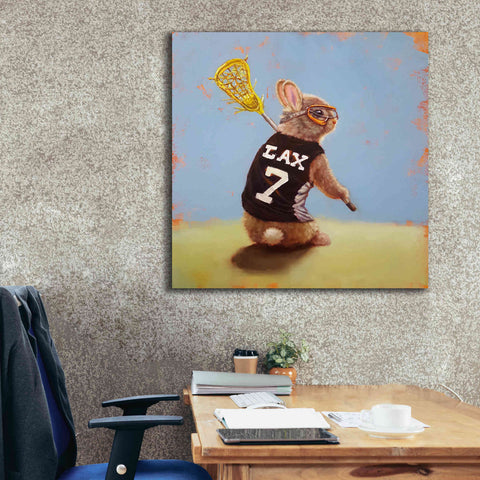 Image of 'Lax Bunny' by Lucia Heffernan, Canvas Wall Art,37x37