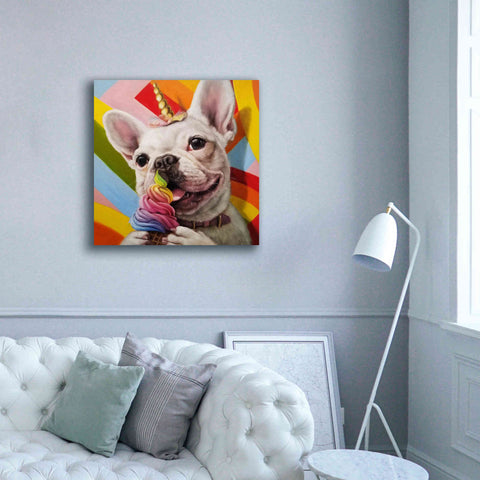 Image of 'Rainbow Party' by Lucia Heffernan, Canvas Wall Art,37x37