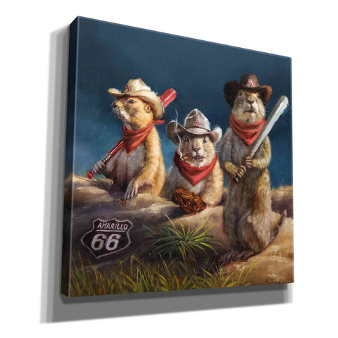 Image of 'Amarillo Sod Poodles' by Lucia Heffernan, Canvas Wall Art