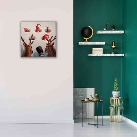 Image of 'Whack-An-Elf' by Lucia Heffernan, Canvas Wall Art,26x26