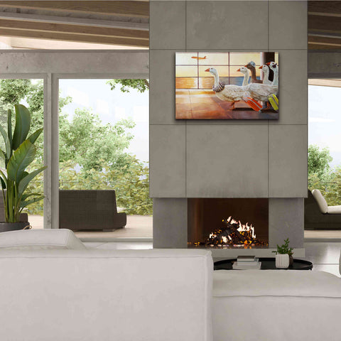 Image of 'First Class Migration' by Lucia Heffernan, Canvas Wall Art,40x26