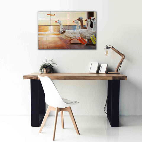 Image of 'First Class Migration' by Lucia Heffernan, Canvas Wall Art,40x26