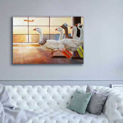 Image of 'First Class Migration' by Lucia Heffernan, Canvas Wall Art,60x40