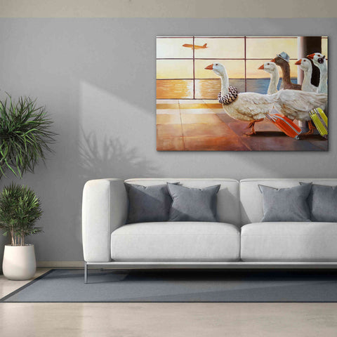 Image of 'First Class Migration' by Lucia Heffernan, Canvas Wall Art,60x40