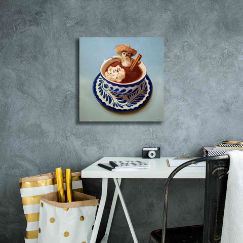 Image of 'Mexican Hot Chocolate' by Lucia Heffernan, Canvas Wall Art,18x18