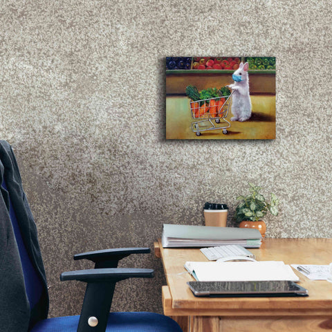 Image of 'Quarantine Shopping' by Lucia Heffernan, Canvas Wall Art,16x12
