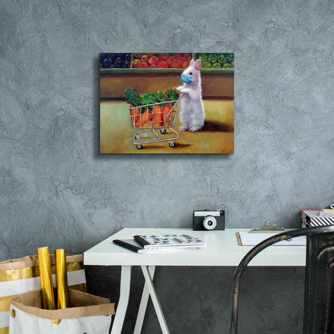 Image of 'Quarantine Shopping' by Lucia Heffernan, Canvas Wall Art,16x12