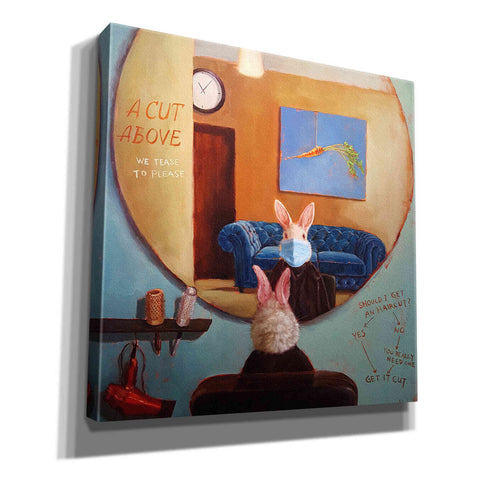 Image of 'Pandemic Haircut' by Lucia Heffernan, Canvas Wall Art