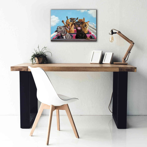 Image of 'Thrill Seekers' by Lucia Heffernan, Canvas Wall Art,26x18