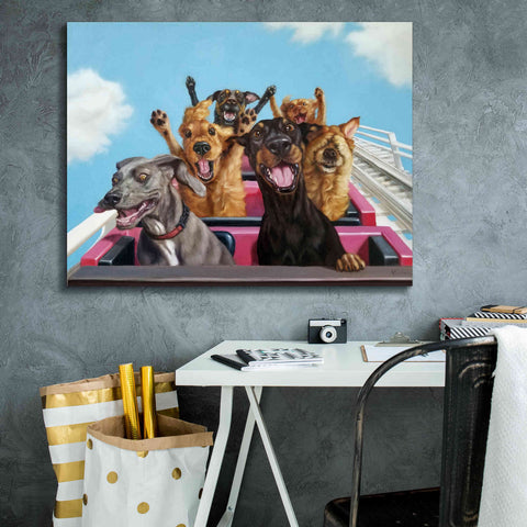 Image of 'Thrill Seekers' by Lucia Heffernan, Canvas Wall Art,34x26