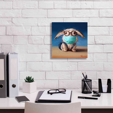 Image of 'Back To School - Mask' by Lucia Heffernan, Canvas Wall Art,12x12