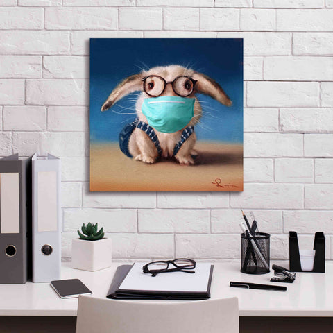 Image of 'Back To School - Mask' by Lucia Heffernan, Canvas Wall Art,18x18