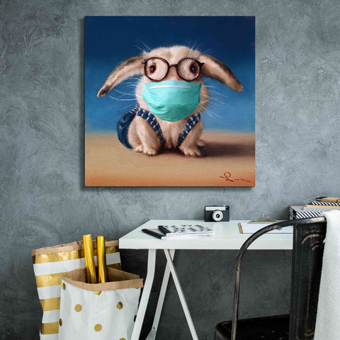 Image of 'Back To School - Mask' by Lucia Heffernan, Canvas Wall Art,26x26