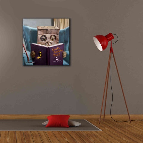 Image of 'Cat Burglar 2' by Lucia Heffernan, Canvas Wall Art,26x26