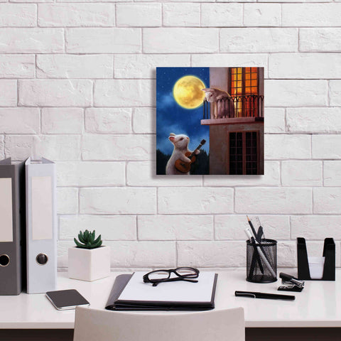 Image of 'Moonlight Serenade' by Lucia Heffernan, Canvas Wall Art,12x12