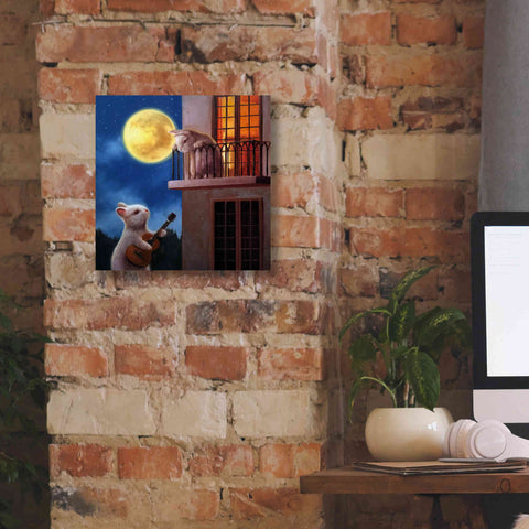 Image of 'Moonlight Serenade' by Lucia Heffernan, Canvas Wall Art,12x12