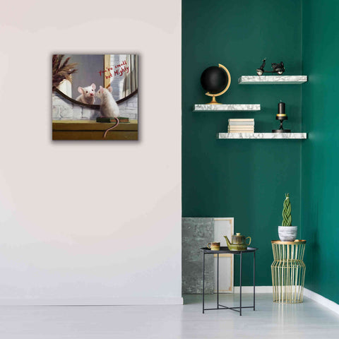 Image of 'Mighty Mouse' by Lucia Heffernan, Canvas Wall Art,26x26