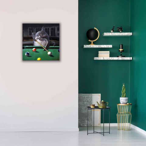 Image of 'Pool Shark' by Lucia Heffernan, Canvas Wall Art,26x26