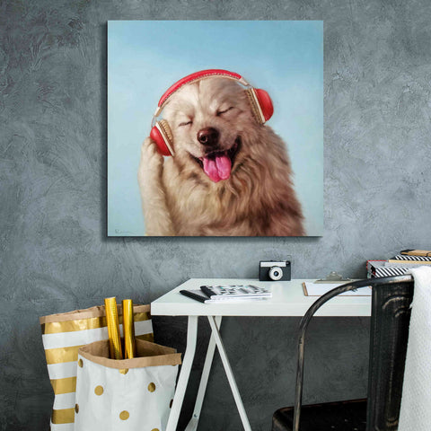 Image of 'Woof Jam' by Lucia Heffernan, Canvas Wall Art,26x26