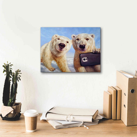 Image of 'Polargram' by Lucia Heffernan, Canvas Wall Art,16x12