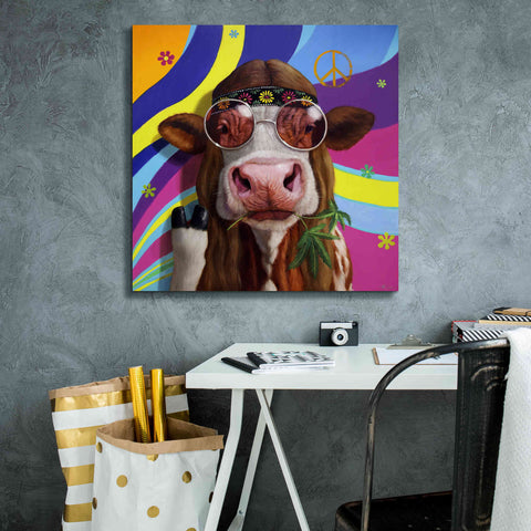 Image of 'Grass Fed' by Lucia Heffernan, Canvas Wall Art,26x26