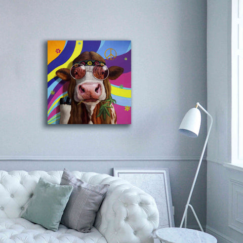 Image of 'Grass Fed' by Lucia Heffernan, Canvas Wall Art,37x37