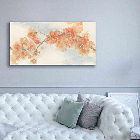 Image of 'Peach Blossom II' by Chris Paschke, Canvas Wall Art,60 x 30