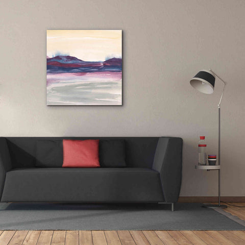 Image of 'Purple Rock Dawn I' by Chris Paschke, Canvas Wall Art,37 x 37