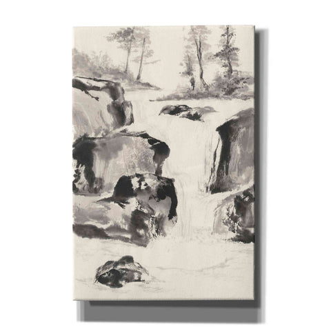 Image of 'Sumi Waterfall II' by Chris Paschke, Canvas Wall Art