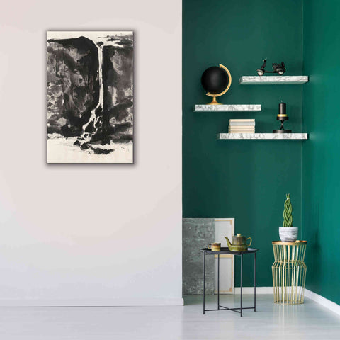 Image of 'Sumi Waterfall View II' by Chris Paschke, Canvas Wall Art,26 x 40